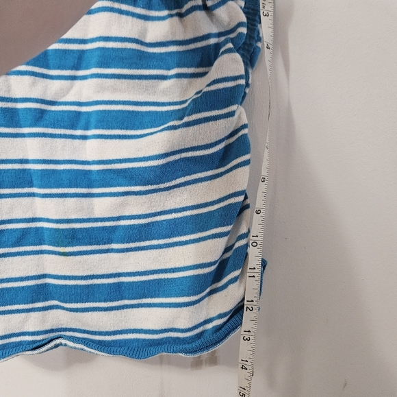 Micheal Michael Kors Blue and White Striped Sleeveless Top! - Picture 6 of 6